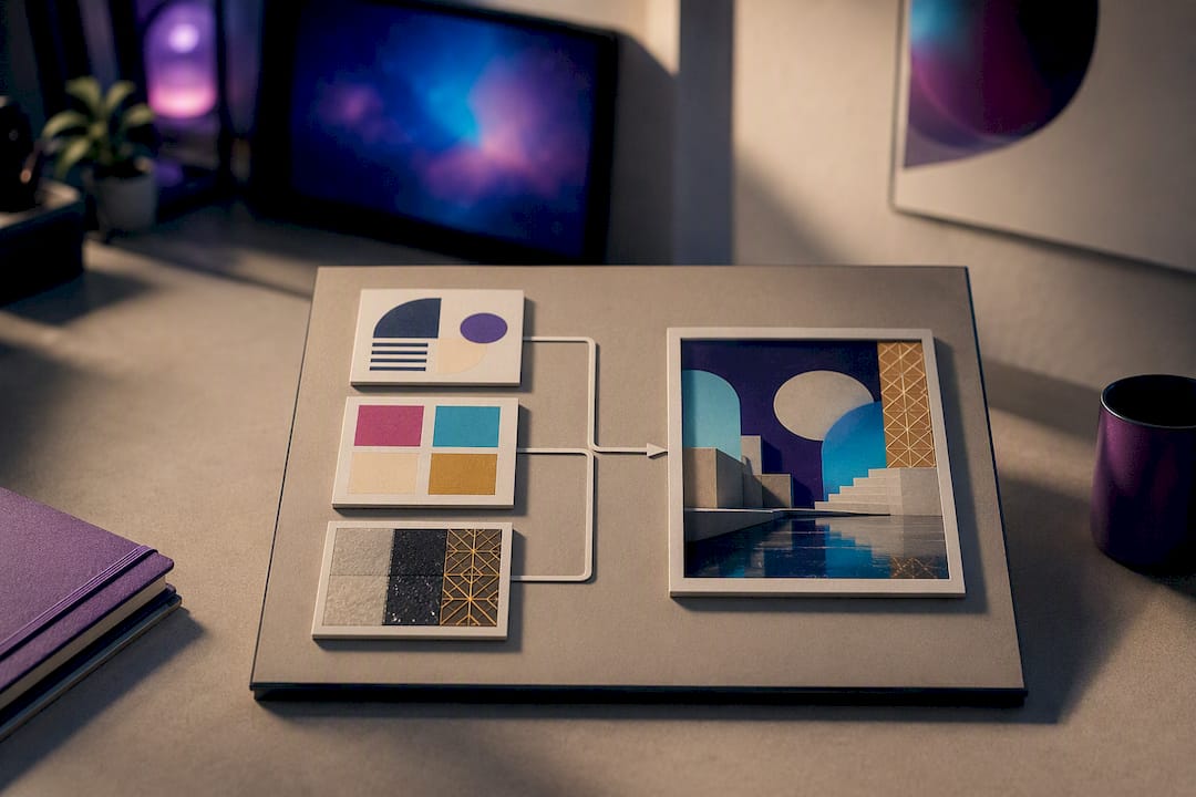 Illustration of era palette finish choices